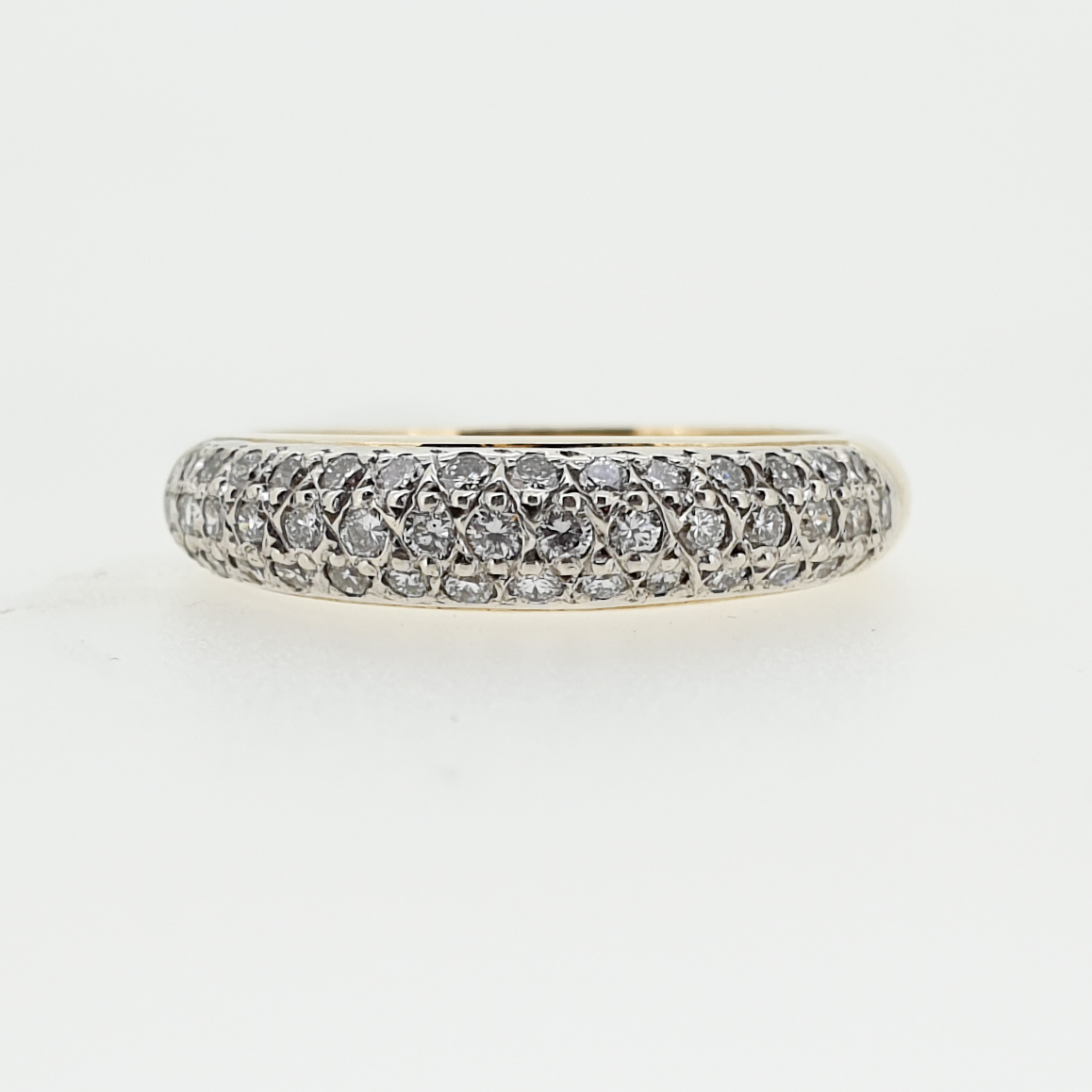 Pave Square Ring - Zofia Day Co.